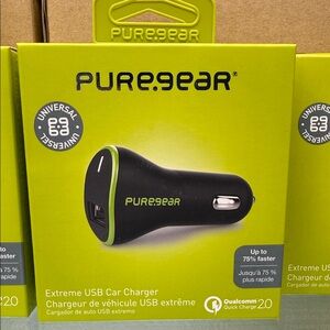 Pure Gear Extreme USB Car Charger - Fast Charging